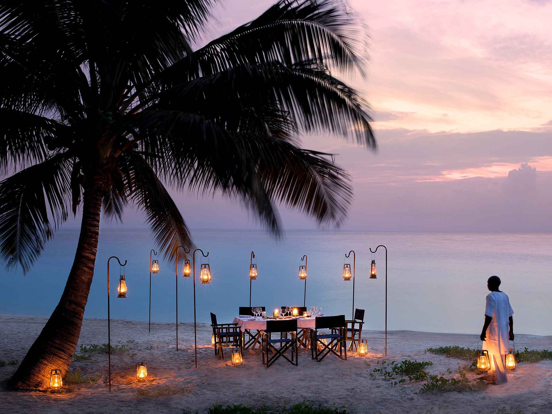 andBeyond Benguerra Island: Privates Dinner am Strand