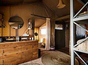 Entamanu Ngorongoro Camp: Doppel-Waschtisch