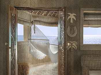 Laba Fanjove Island: Blick aus der Villa Laba Fanjove Island: Blick aus der Villa