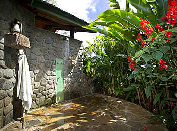 Gibbs Farm: Außendusche