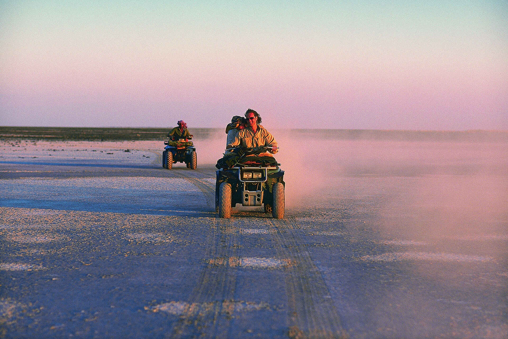 Jack's Camp: Quadbiketour Baobab, Jack's Camp, Kalahari, Kubu Island, Makgadikgadi, Ntwetwe Pan, Nxai Pans, Quadbike