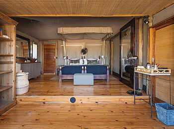 Little Vumbura: Das Familienzelt Little Vumbura: Das Familienzelt