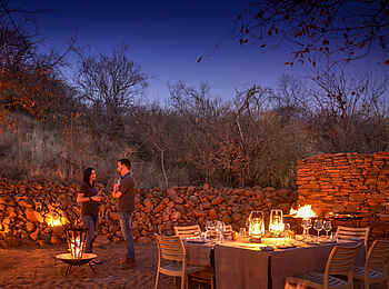 Madikwe Safari Lodge Dithaba: Boma Abend