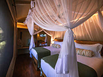 Maxa Camp: Family Tent Twin Betten