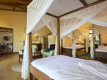 Ngorongoro Farmhouse: Dreibettzimmer Ngorongoro Farmhouse: Dreibettzimmer