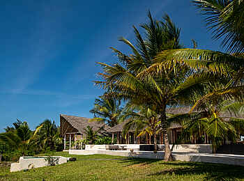 Qambani Luxury Resort: Ansicht vom Garten