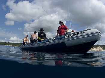Rocktail Beach Camp: Vor dem Tauchgang