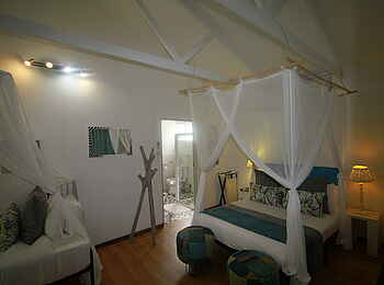 The Old House: Das Elternbett im Familienzimmer The Old House: Das Elternbett im Familienzimmer