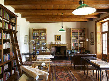 Babylonstoren: Gemütliche Bibliothek