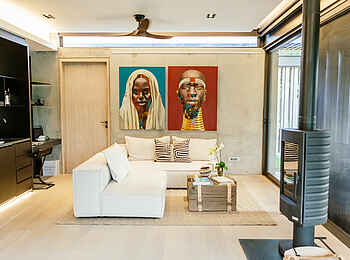 Cheetah Plains Mapogo House: Lounge einer weiteren Suite Cheetah Plains Mapogo House: Lounge einer weiteren Suite