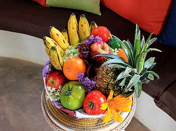 Chameleon Hills Lodge: Gesundes und frisches Essen jeden Tag