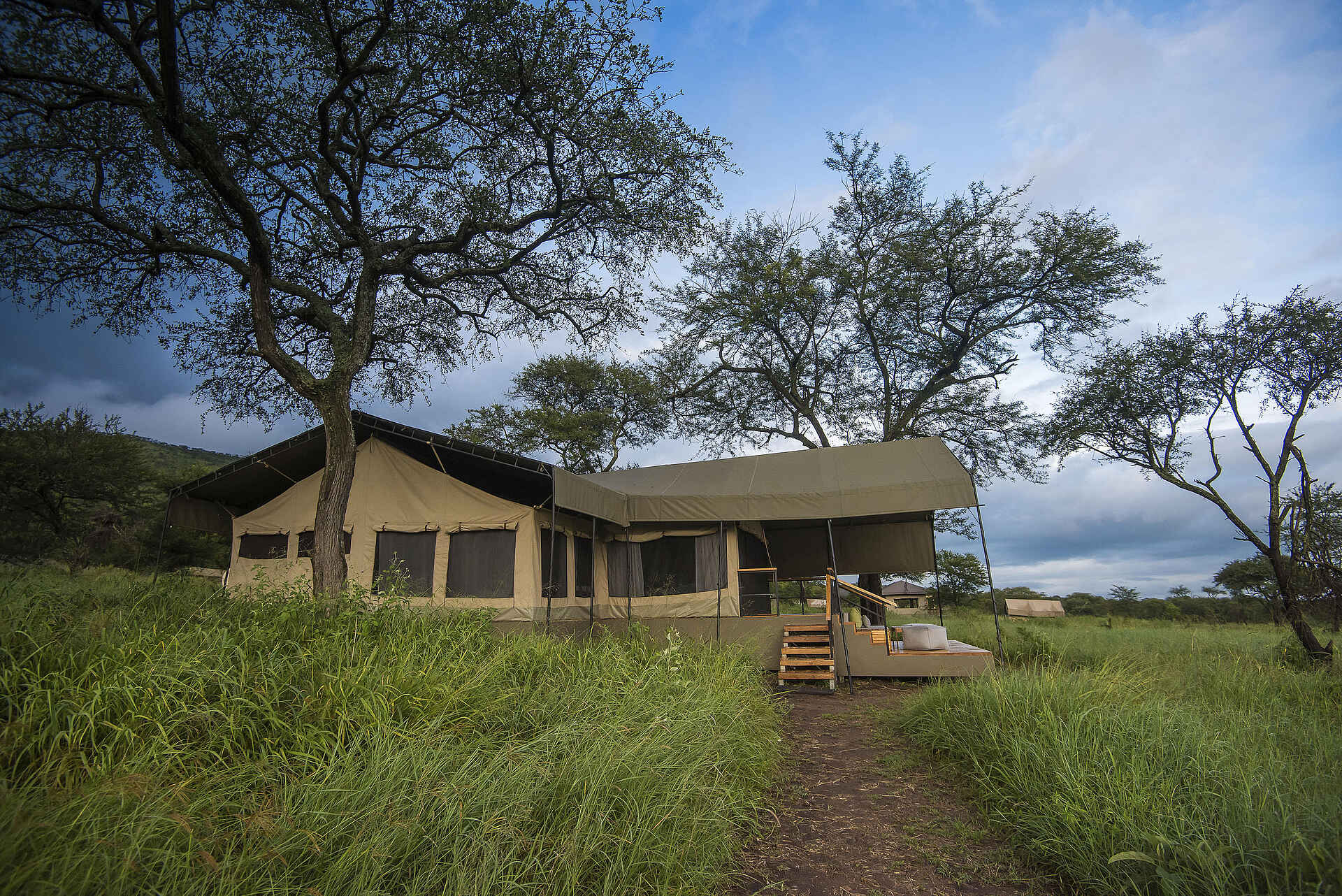 Dunia Camp: Blick auf das Family Tent