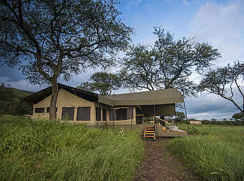 Dunia Camp: Blick auf das Family Tent
