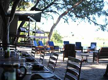 Kujwana Camp: Gemeinschaftsbereich