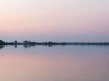 Mukambi Fig Tree Bush Camp: Das Panorama des Kafue Rivers