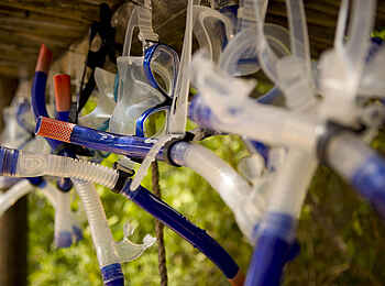 Mumbo Island Camp: Tauchausrüstung