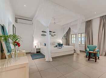 Nomad Beach Resort: Schlafzimmer des White House Nomad Beach Resort: Schlafzimmer des White House