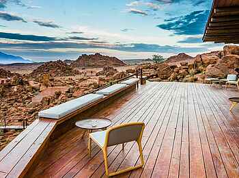 Sorris Sorris Lodge: Landschaft unterhalb der Lodge