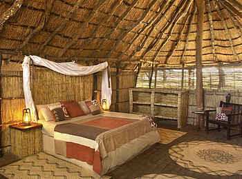 Tafika Camp: Gästechalet mit Doppelbett