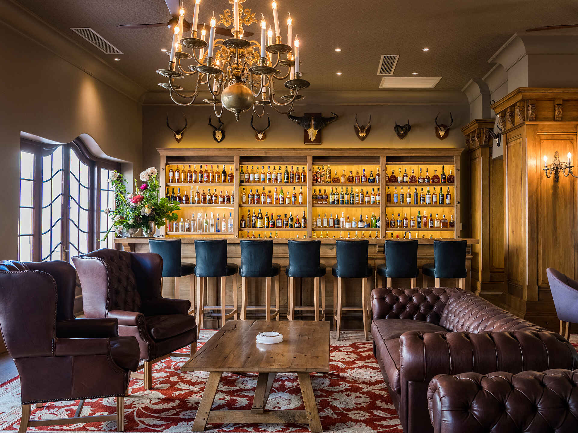 The Lanzerac Hotel & Spa: Lounge mit Bar