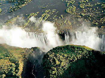 Victoria Falls Luftbild