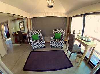 Tuli Safari Lodge Mashatu: Einrichtung einer Suite