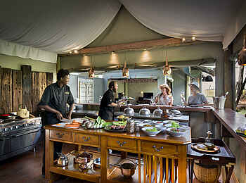 Duba Plains Camp: Die Küche