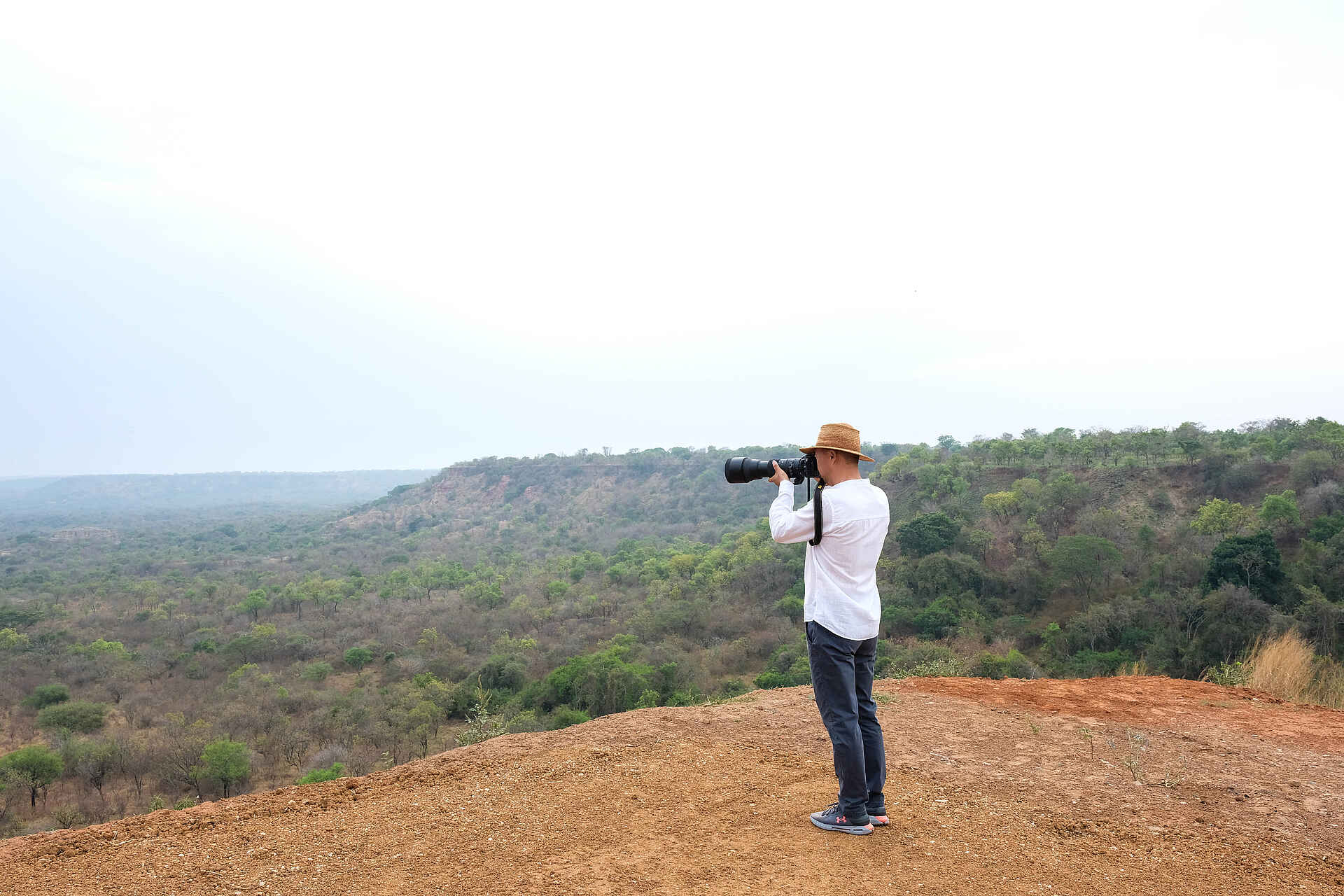 Entikko Safari Lodge: Aussicht bei einer Wandersafari