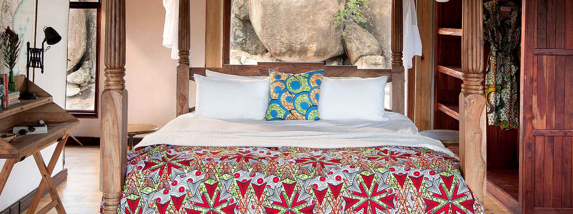 Khayelitshe House: Schlafzimmer in fröhlichen Farben