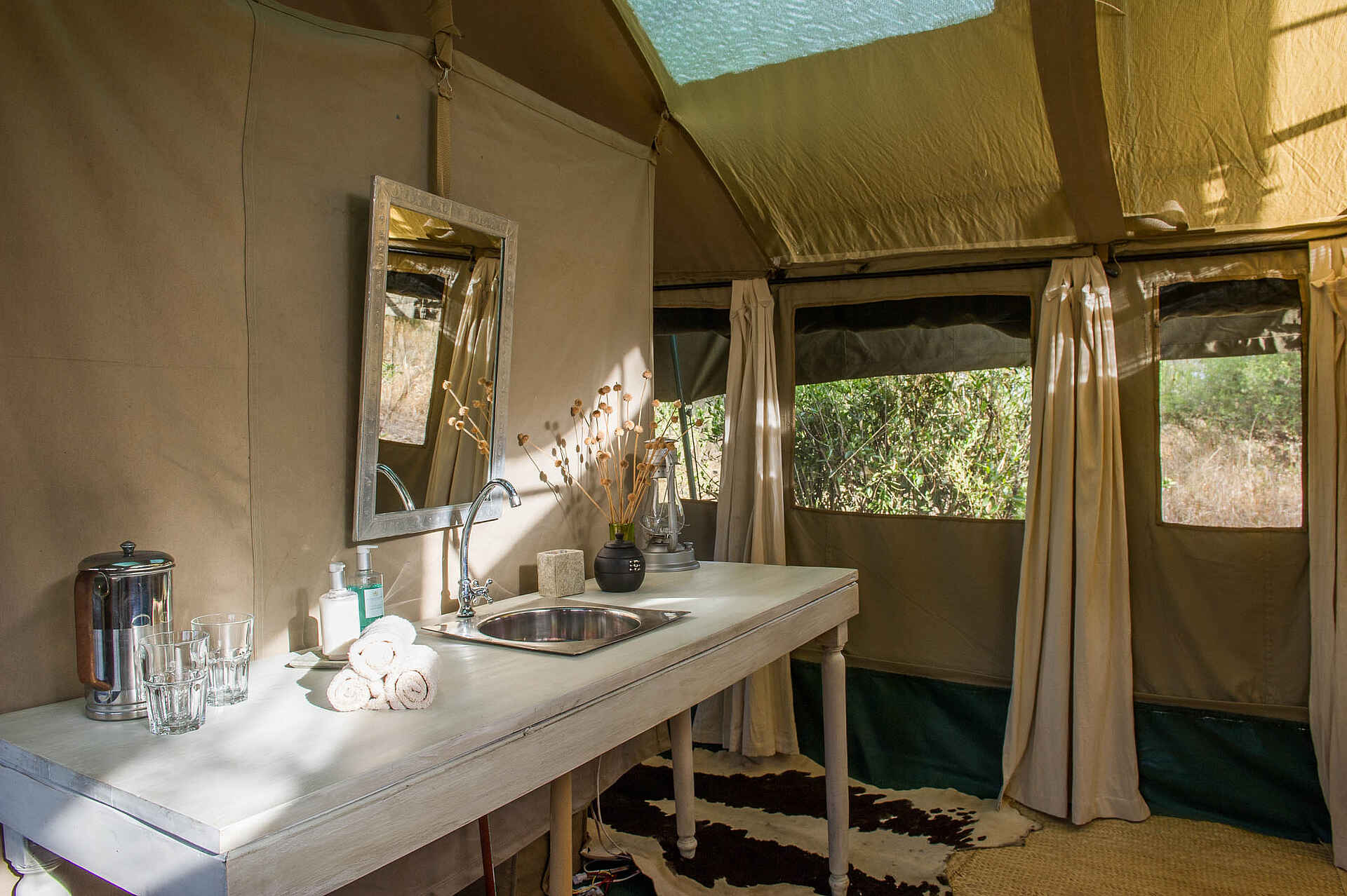 Kuro Tarangire, Badezimmer, Unterkunft, kuro tarangire camp