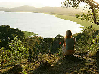 Loldia House: Tolles Panorama auf den Naivasha See von der Unterkunft aus Loldia House: Tolles Panorama auf den Naivasha See von der Unterkunft aus
