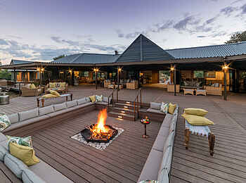 Old Drift Lodge: Blick auf den Zentralbereich Old Drift Lodge: Blick auf den Zentralbereich