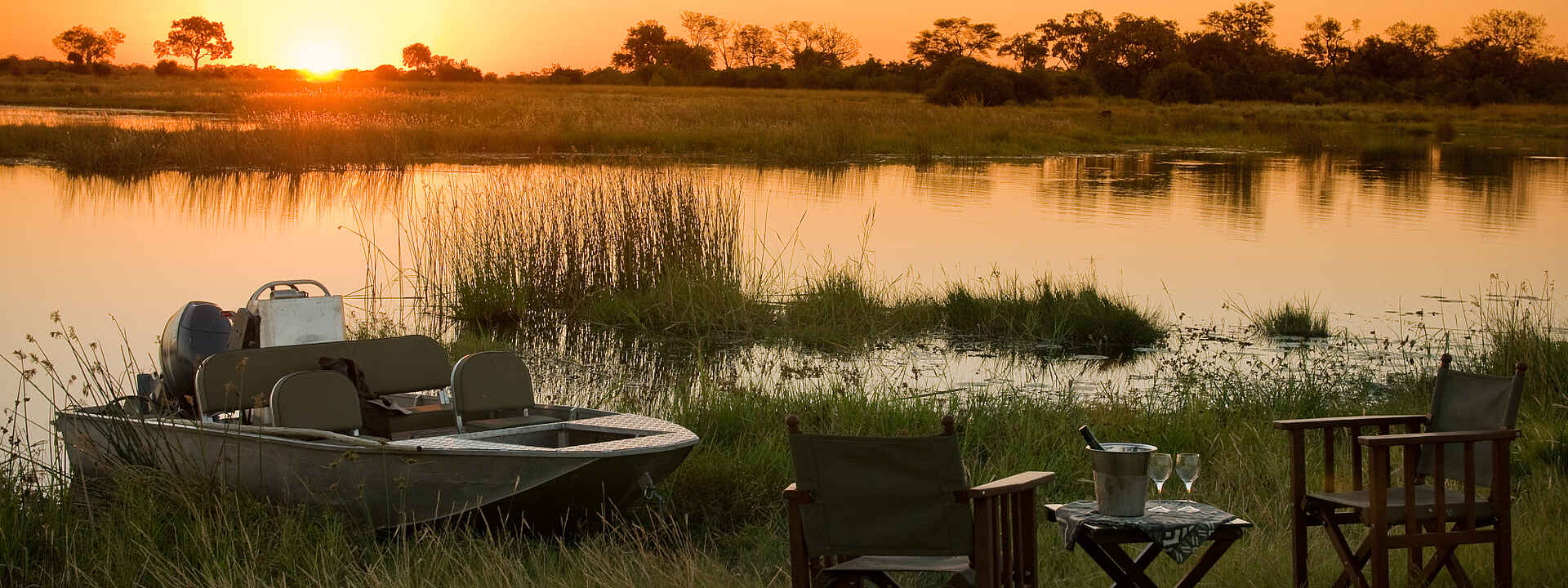Sitatunga Private Island Camp: Sundowner