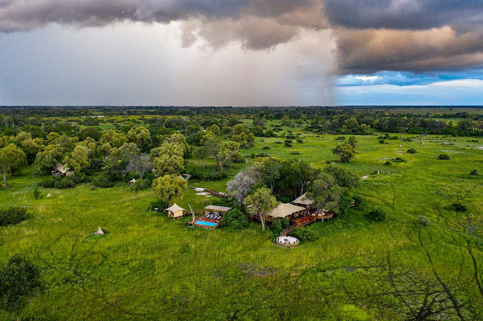 Tuludi Camp: Gesamtansicht Tuludi Camp: Gesamtansicht