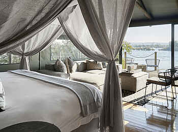 Victoria Falls River Lodge: Blick auf den Sambesi