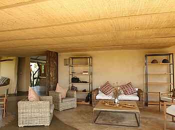 Kavinga Safari Camp: In der Lounge Kavinga Safari Camp: In der Lounge