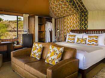 Mahali Mzuri: Zeltinterieur