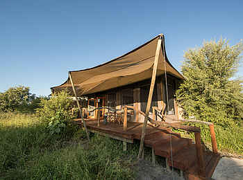 Nokanyana Camp: Treppe zur Unterkunft