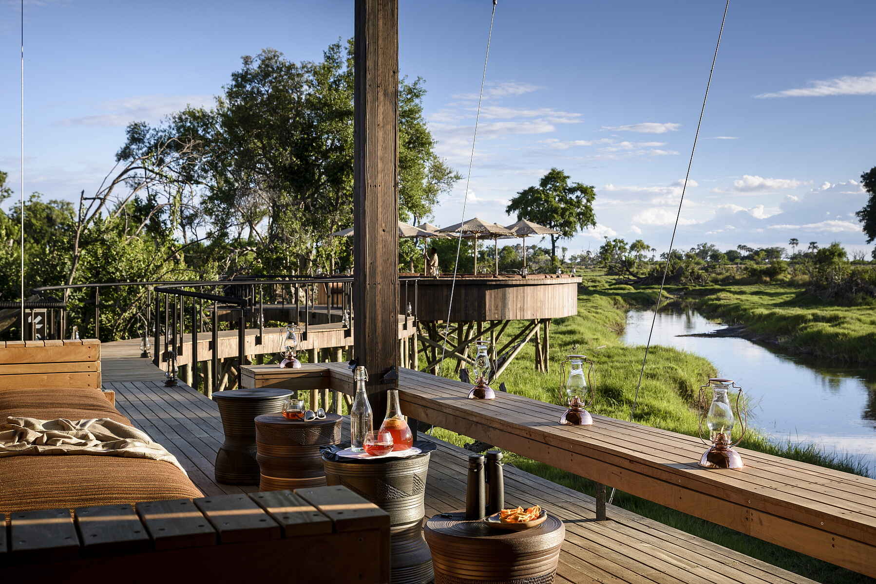 Xigera Safari Lodge: Aussichtsplattform