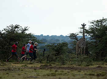 Angama Mara: Joggen mit den Masai Angama Mara: Joggen mit den Masai