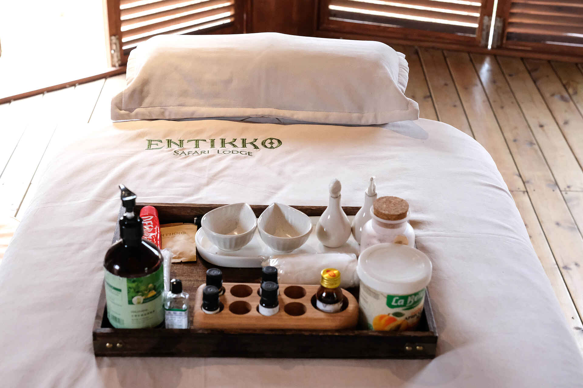 Entikko Safari Lodge: Massagen im Spa