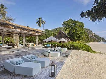 North Island: Die Terrasse am Strand