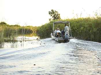 Nxabega Okavango Tented Camp: Bootsfahrt