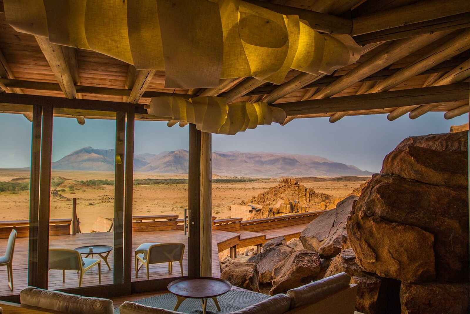 Sorris Sorris Lodge: Blick aus dem Hauptgebäude Sorris Sorris Lodge: Blick aus dem Hauptgebäude