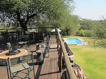 Taranga Safari Lodge: Aussichtsplattform