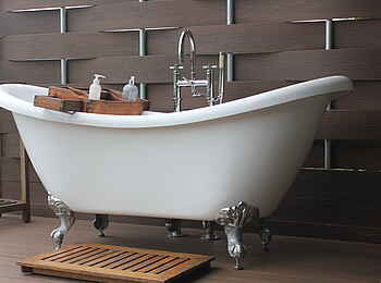 Lemala Wildwaters Lodge: Gästezimmer Badewanne Lemala Wildwaters Lodge: Gästezimmer Badewanne