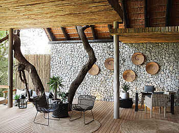 Londolozi Private Granite Suites: Der Verandabereich