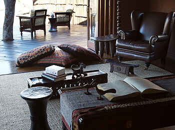 Makweti Safari Lodge: Lounge im eigenen Stil