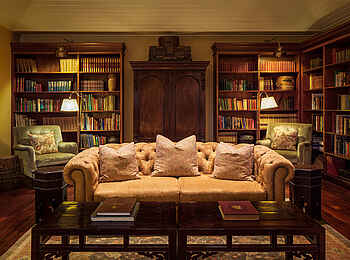 MalaMala Rattrays Camp: Gemütliche Bibliothek MalaMala Rattrays Camp: Gemütliche Bibliothek