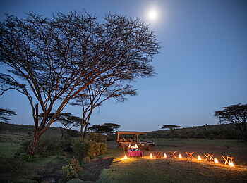 Mara Nyika Camp: Mondlicht